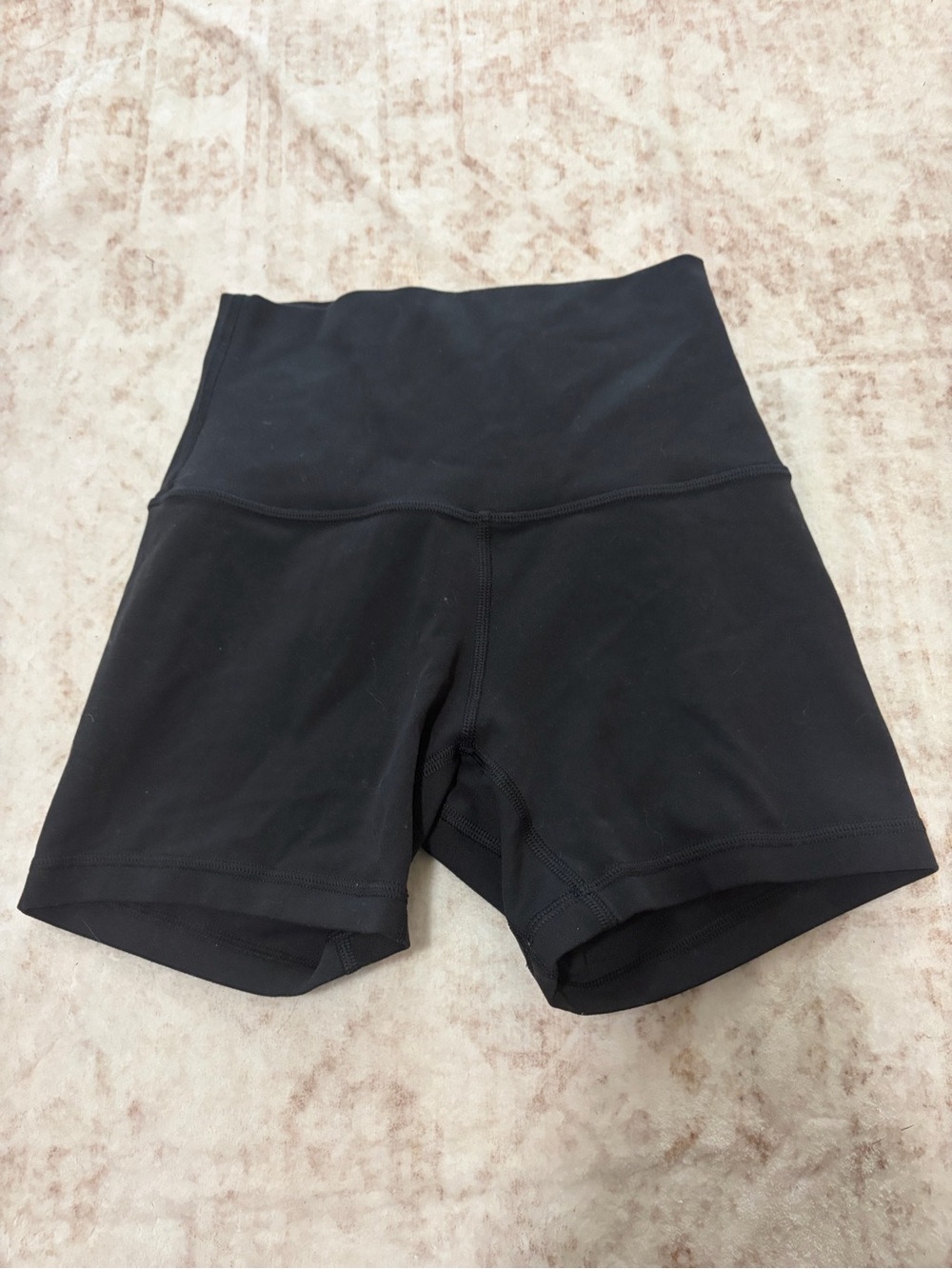 lululemon athletica Black High-Rise Bike Shorts